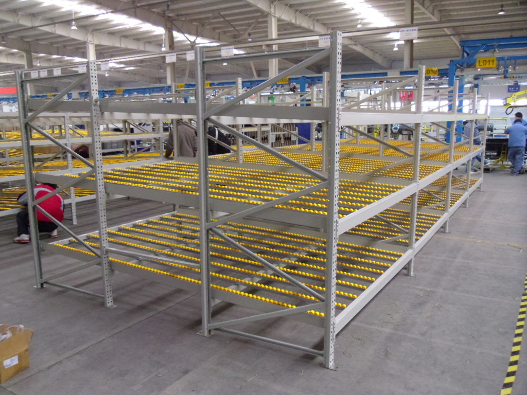 Schwerkraftregal Karton Flow Racking System Stahlregalen für die Industrie