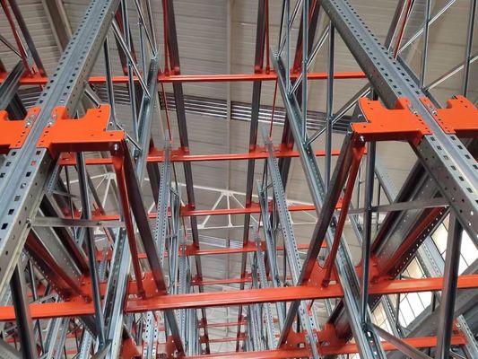 Automatisches elektrisches Shuttle-Racksystem Stahl-Schwerlastlagerlösung
