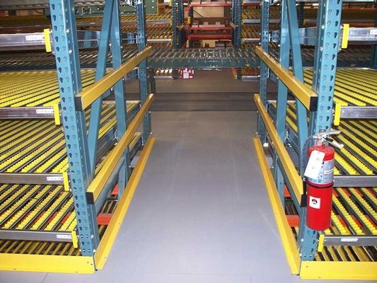Karton Flow Picking Gravity Flow Racking Pulverbeschichtung Oberfläche fertiggestellt