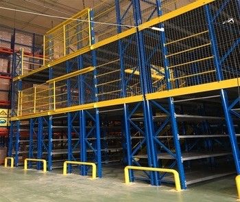 Lagerstätte Stahl-Mezzanine-Rack-Zusammensetzung für die Lagerung auf hohem Niveau