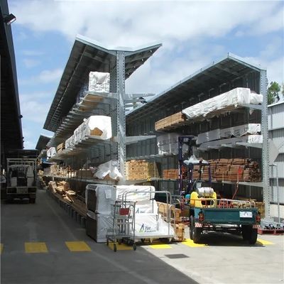 Q235B Stahl-Industrie-Kantenhebelregale doppelseitig individuell