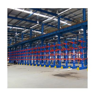 Q235B Stahl-Schwerlast-Kantilliver-Rack-System Stahlrohr-Lagerrack