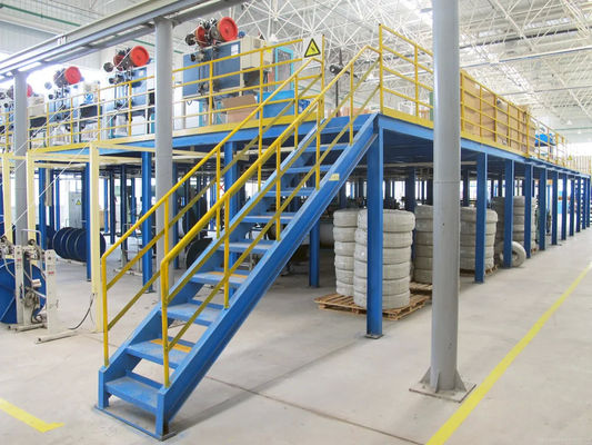 Schwerlaststahl Lagerhalle Palettenregale Metall Mezzanine Plattform Regal angepasst