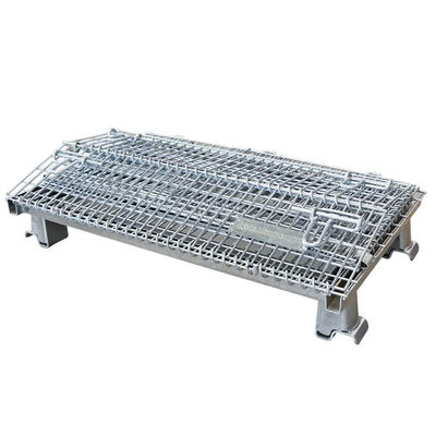 Stack Cargo Storage Wire Mesh Warehouse Storage Cage Klappbar für die Logistik