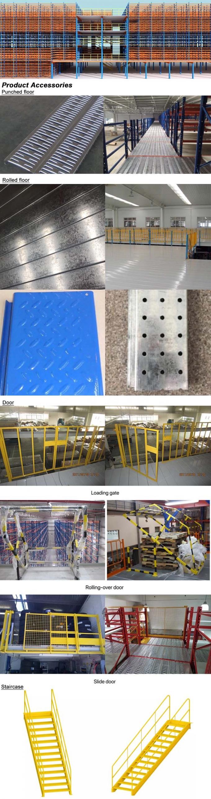 Mehrstufige Stahl-Mezzanine-Bodenregale für Lagerhalle 1