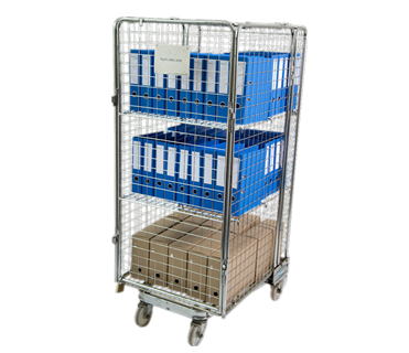Metalllager Lagerkäfig Nistung Sicherheitsroll Container Trolley Käfig 0