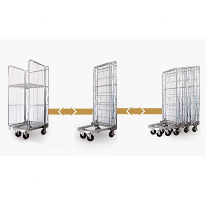 Metalllager Lagerkäfig Nistung Sicherheitsroll Container Trolley Käfig 3